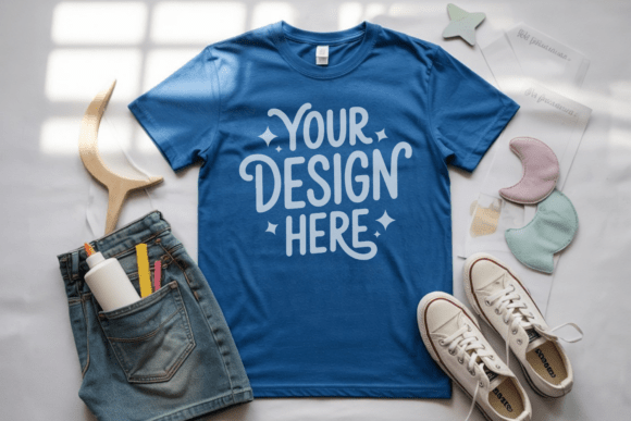 Bella Canvas 3001Y Youth Mockup 2 for Graphics & Product Mockups