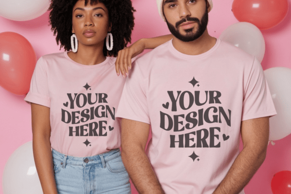 Bella Canvas Valentine Couple Mockup 9: Graphics & Product Mockups Review
