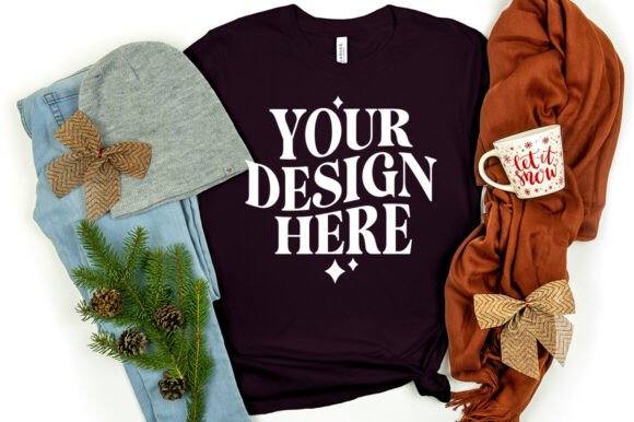 Christmas Bella Canvas 3001 Mockup Oxblo: Graphics & Product Mockups Review