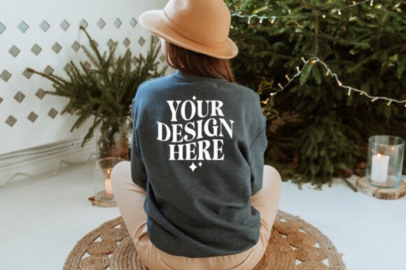 Christmas Gildan 18000 Mockup 11 – A Graphic Design Asset for Product Mockups