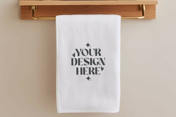 Christmas Kitchen Towel Mockup: Essential Graphics for Product Mockups