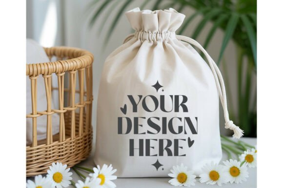 Easter Egg Hunt Bag Mockup: Graphics for Product Mockups