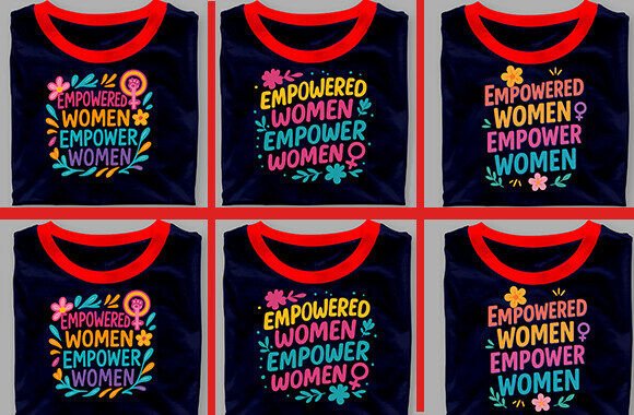 Empowered Women Empower Women SVG Bundle: Graphics for Crafts