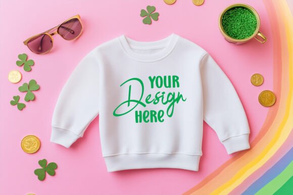 Kids St. Patrick s Day Mockup for Graphics and Product Mockups